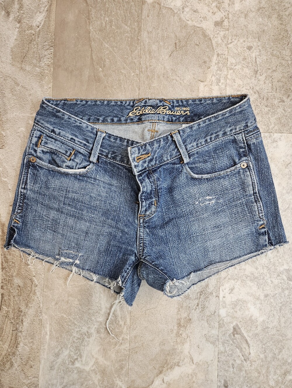 Cut-Off Jean Shorts.